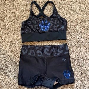 CHEER ATHLETICS PRACTICEWEAR SIZE YS